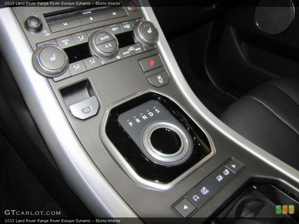 Ebony Interior Transmission for the 2013 Land Rover Range Rover Evoque Dynamic #77560176