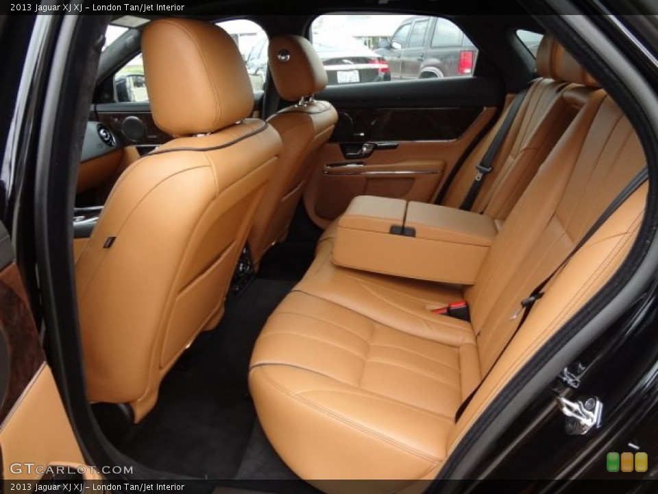 London Tan/Jet Interior Rear Seat for the 2013 Jaguar XJ XJ #77561145