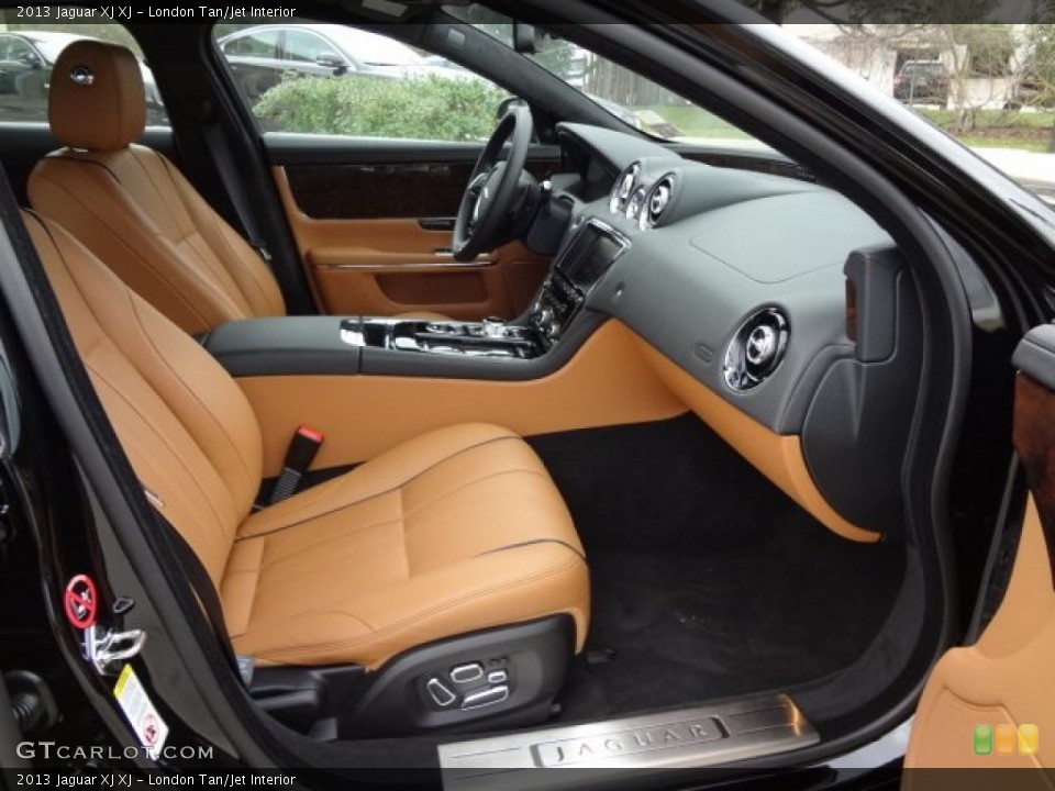 London Tan/Jet Interior Front Seat for the 2013 Jaguar XJ XJ #77561331