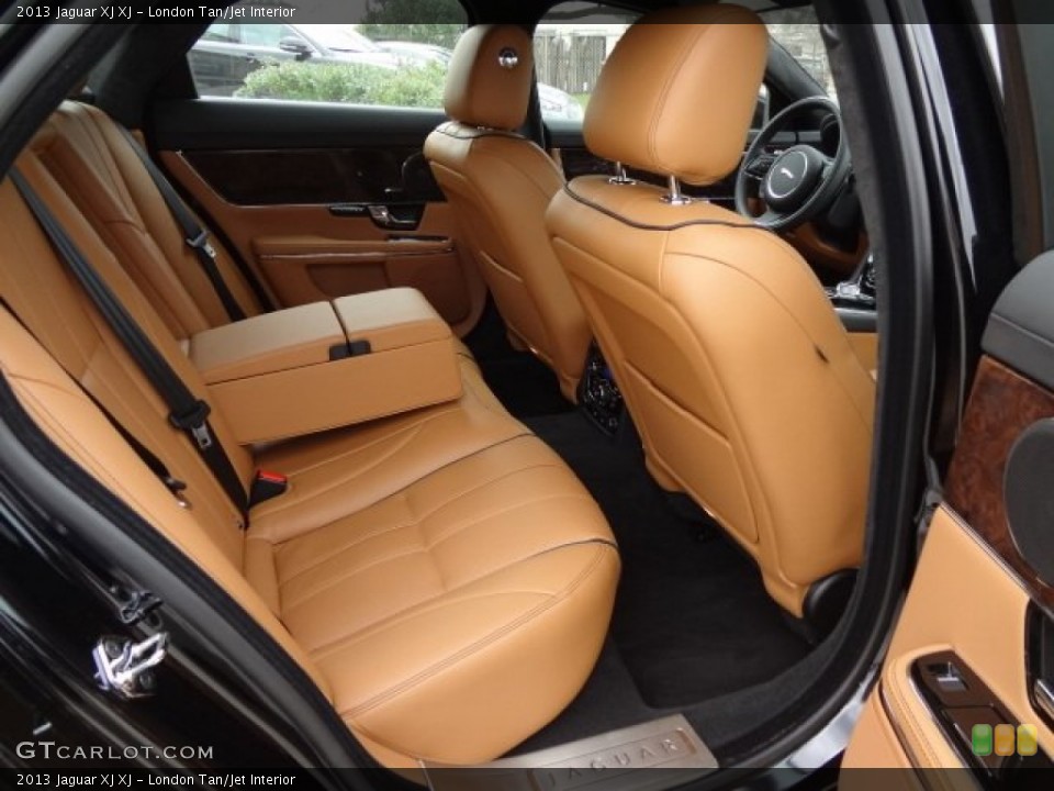 London Tan/Jet Interior Rear Seat for the 2013 Jaguar XJ XJ #77561352