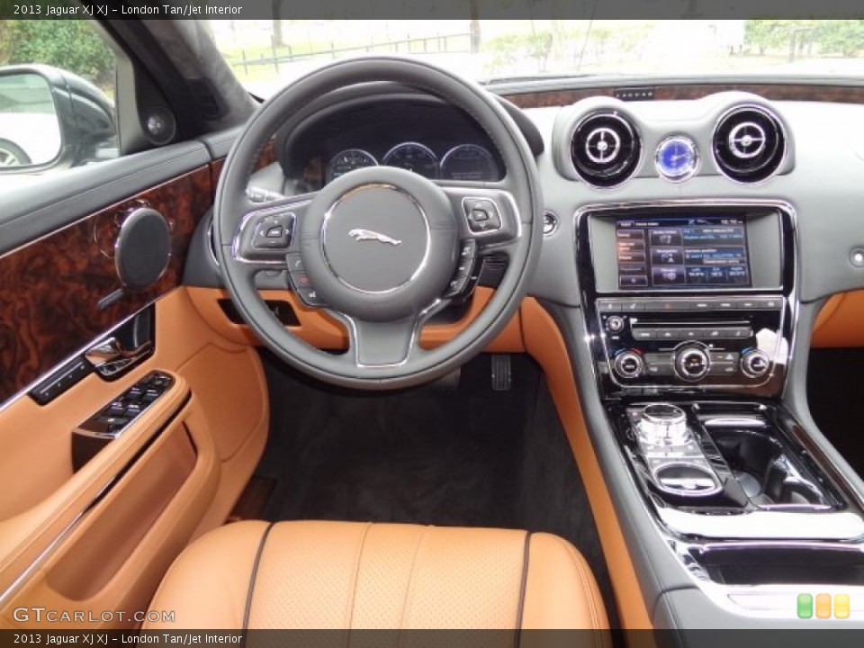 London Tan/Jet Interior Dashboard for the 2013 Jaguar XJ XJ #77561376