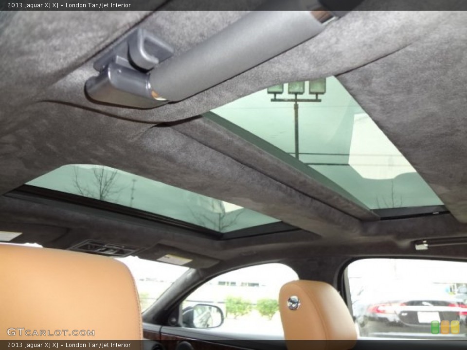 London Tan/Jet Interior Sunroof for the 2013 Jaguar XJ XJ #77561445