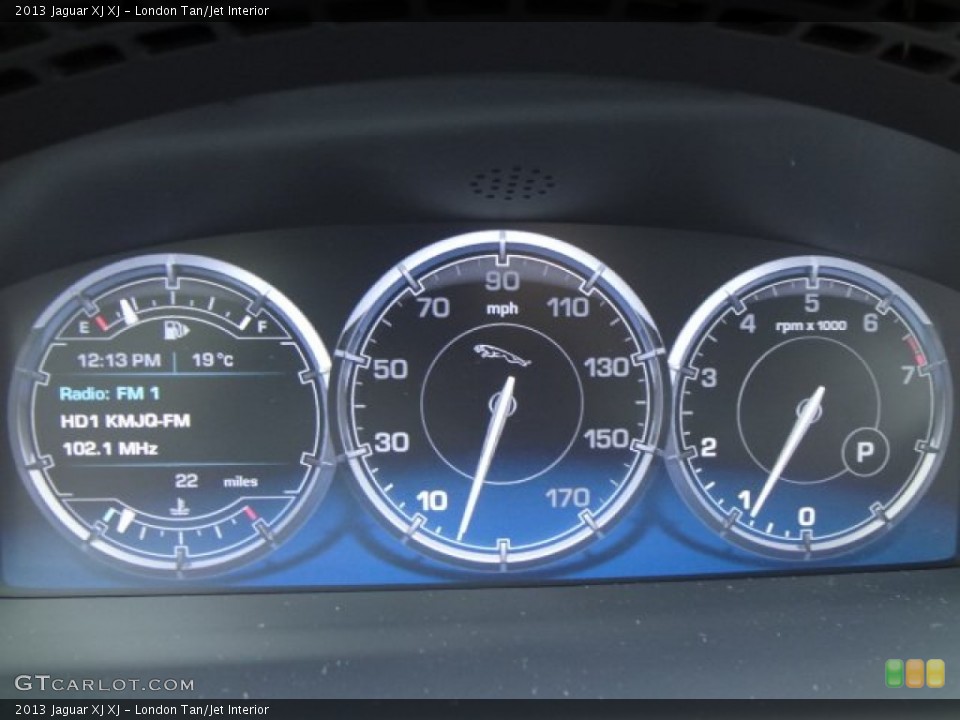 London Tan/Jet Interior Gauges for the 2013 Jaguar XJ XJ #77561464