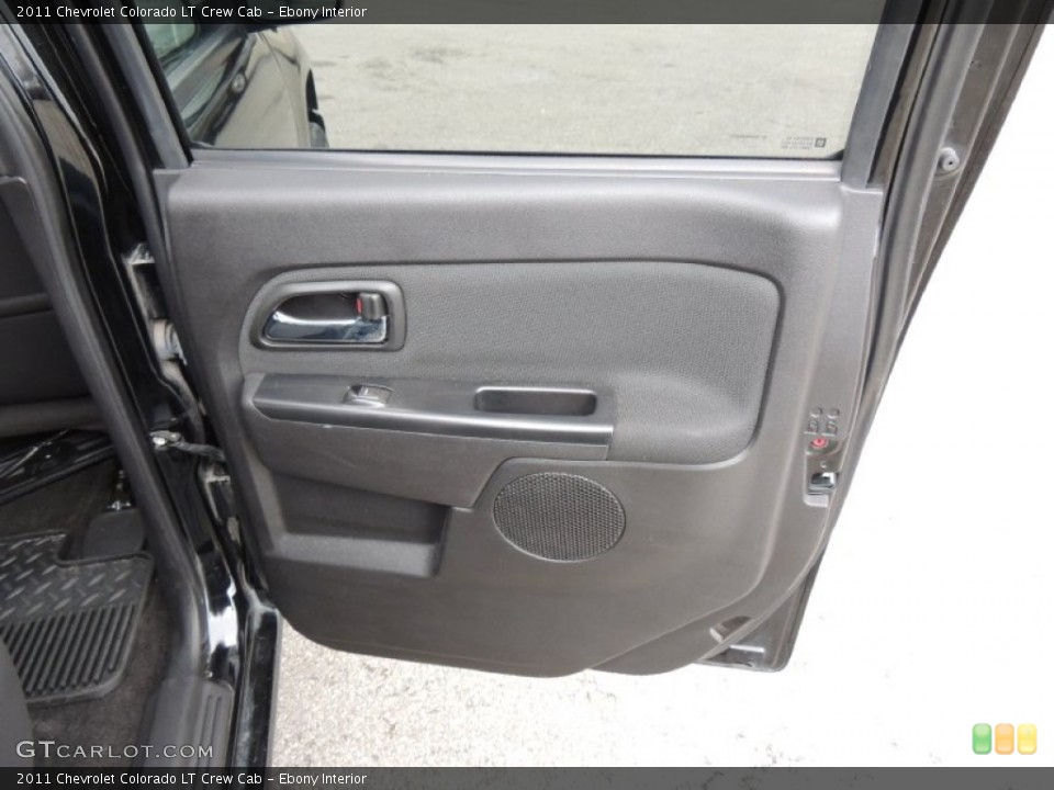 Ebony Interior Door Panel for the 2011 Chevrolet Colorado LT Crew Cab #77562066