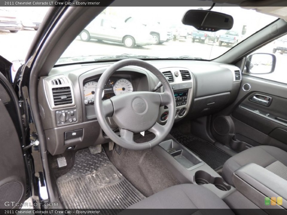 Ebony 2011 Chevrolet Colorado Interiors