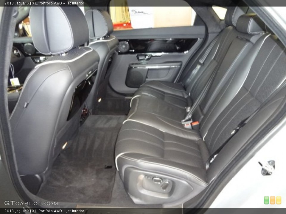 Jet Interior Rear Seat for the 2013 Jaguar XJ XJL Portfolio AWD #77562170