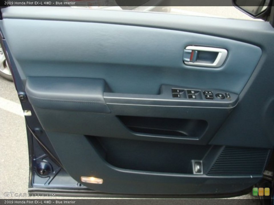 Blue Interior Door Panel for the 2009 Honda Pilot EX-L 4WD #77562480