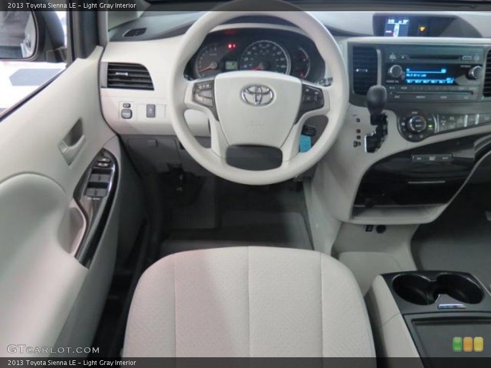 Light Gray Interior Dashboard for the 2013 Toyota Sienna LE #77562927