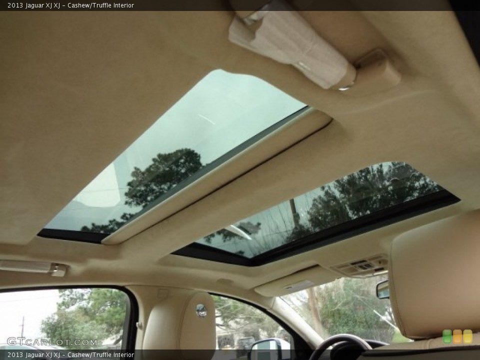 Cashew/Truffle Interior Sunroof for the 2013 Jaguar XJ XJ #77563404