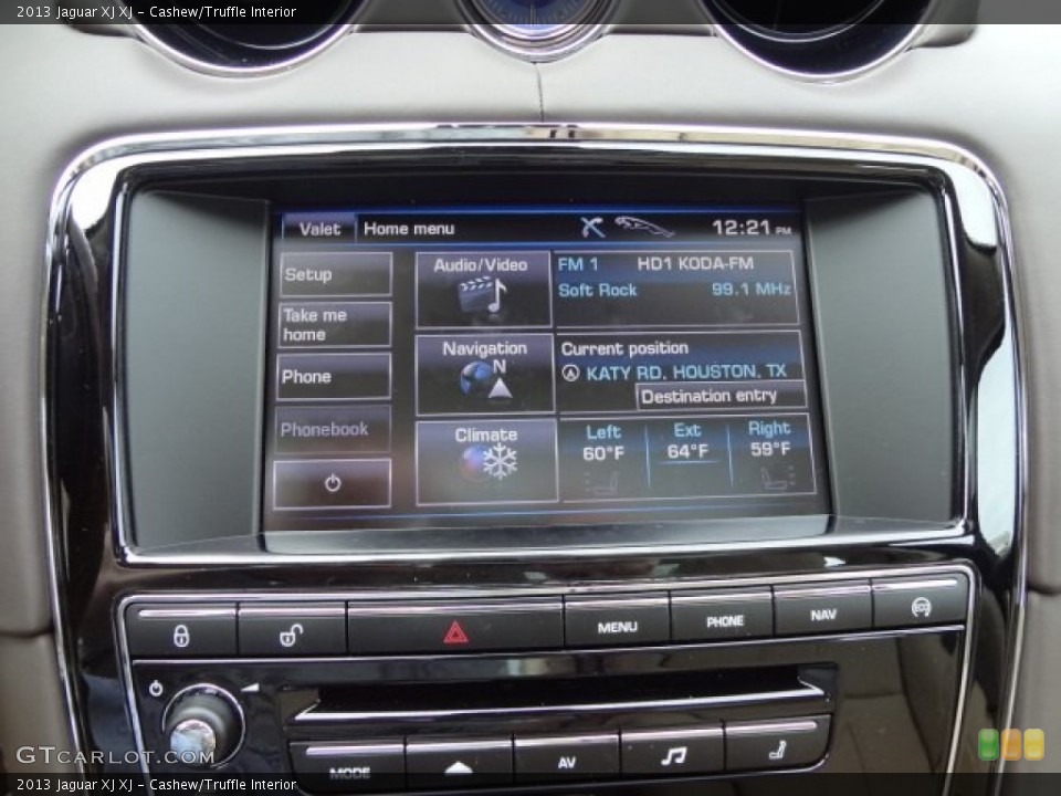 Cashew/Truffle Interior Controls for the 2013 Jaguar XJ XJ #77563452