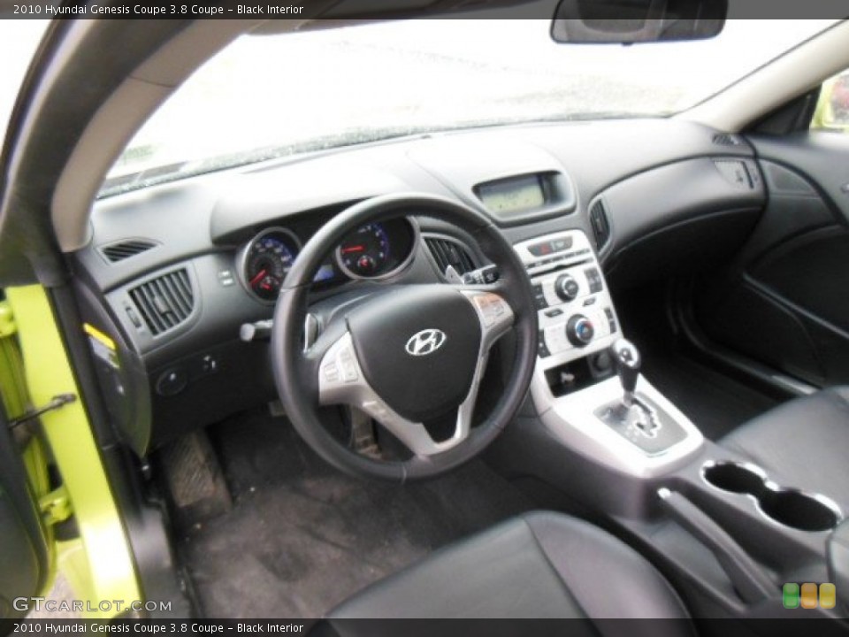 Black Interior Photo for the 2010 Hyundai Genesis Coupe 3.8 Coupe #77563839