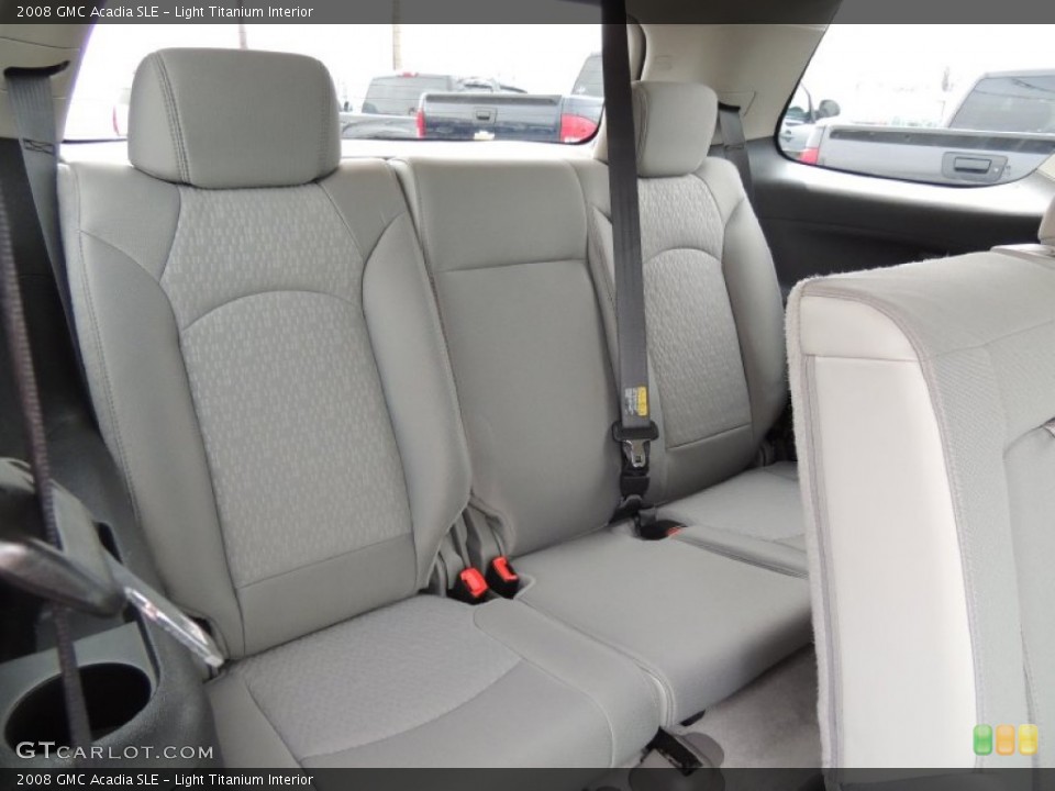 Light Titanium Interior Rear Seat for the 2008 GMC Acadia SLE #77564010