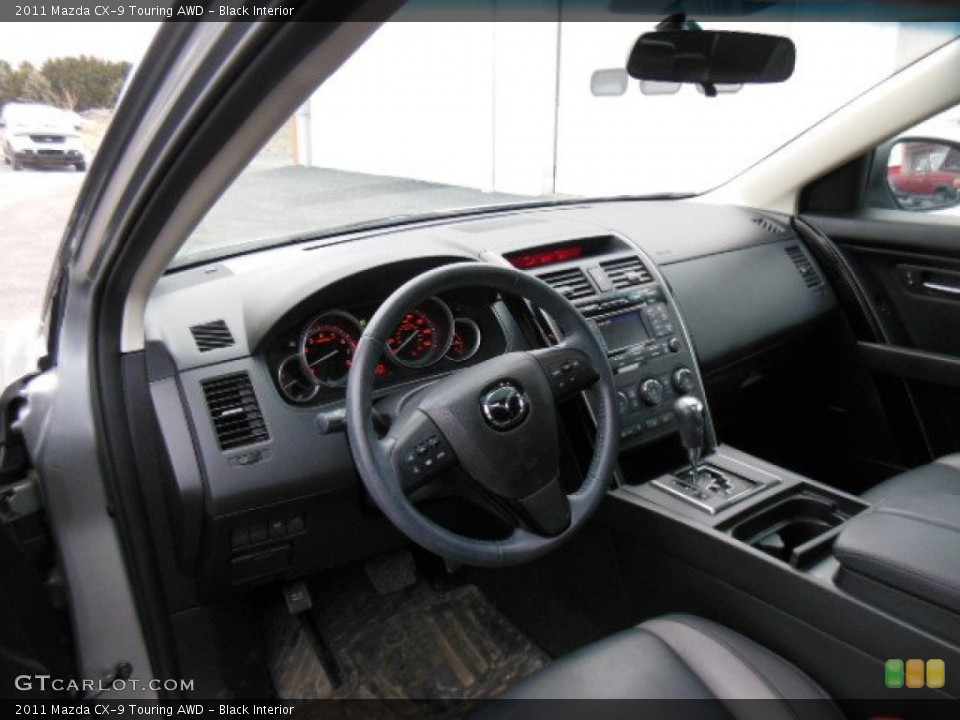 Black Interior Prime Interior for the 2011 Mazda CX-9 Touring AWD #77564309