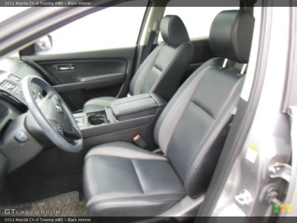 Black Interior Front Seat for the 2011 Mazda CX-9 Touring AWD #77564325
