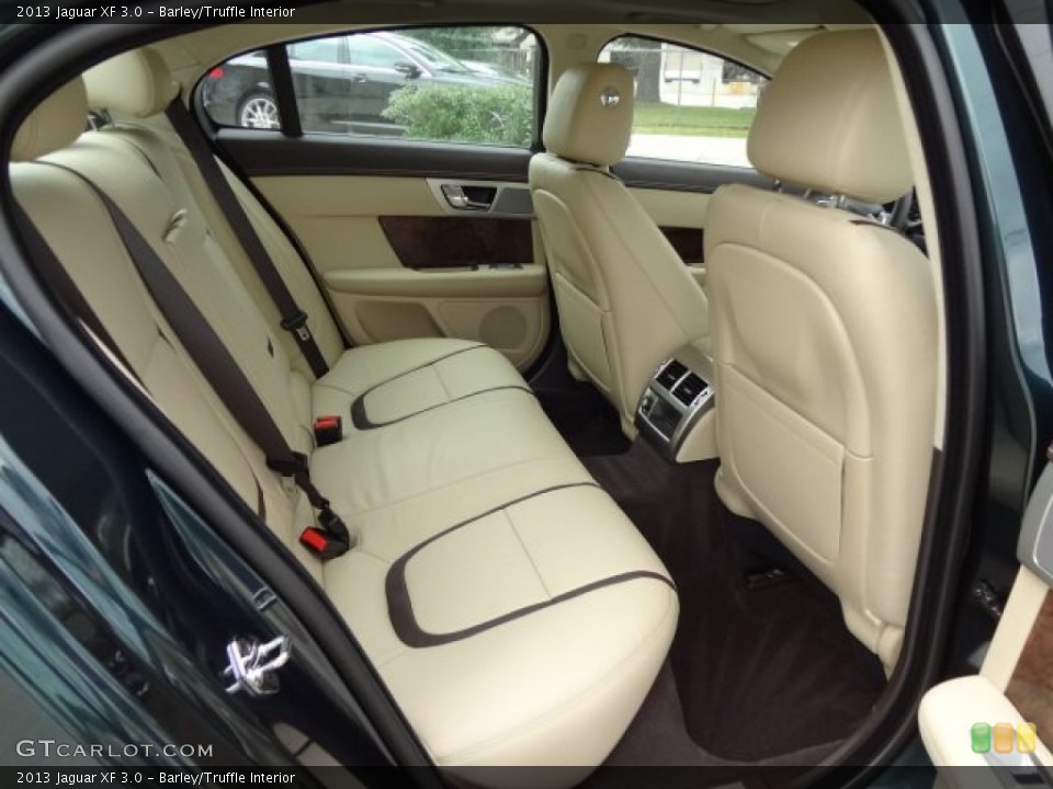 Barley/Truffle Interior Rear Seat for the 2013 Jaguar XF 3.0 #77564391