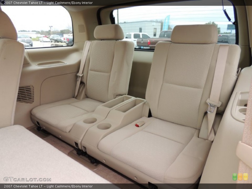 Light Cashmere/Ebony Interior Rear Seat for the 2007 Chevrolet Tahoe LT #77564718