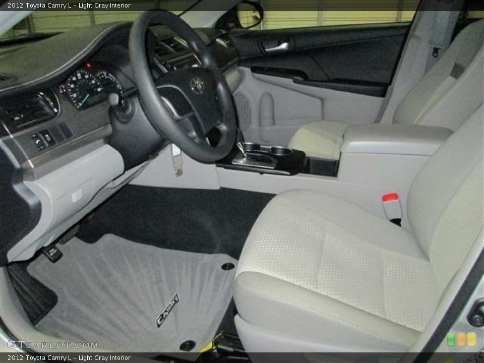 Light Gray Interior Prime Interior for the 2012 Toyota Camry L #77565345