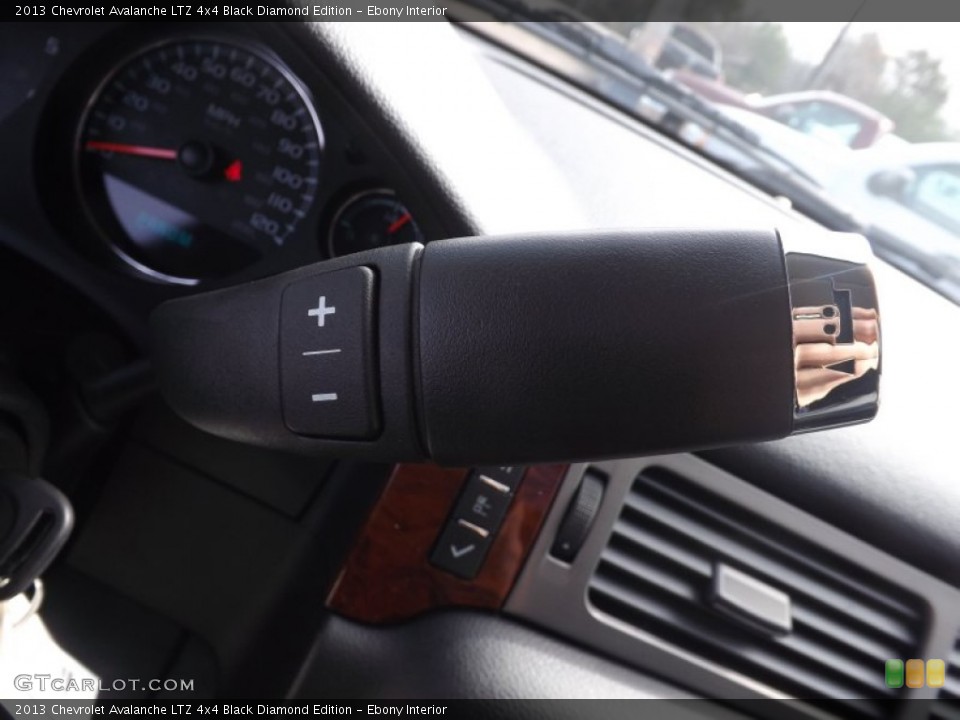 Ebony Interior Transmission for the 2013 Chevrolet Avalanche LTZ 4x4 Black Diamond Edition #77565498