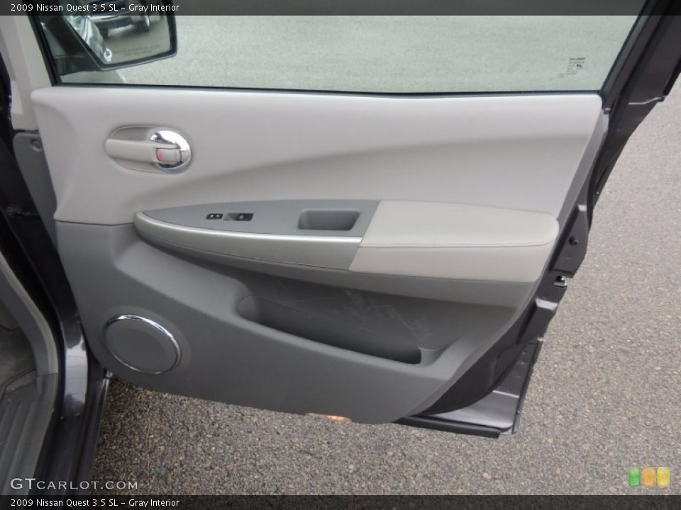 Gray Interior Door Panel for the 2009 Nissan Quest 3.5 SL #77565903