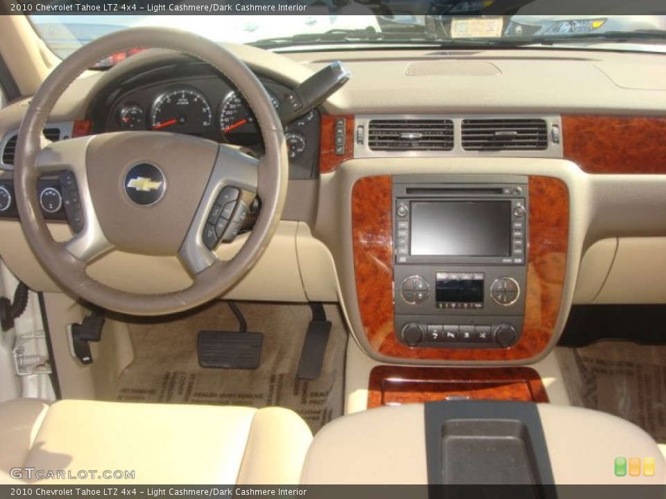 Light Cashmere/Dark Cashmere Interior Dashboard for the 2010 Chevrolet Tahoe LTZ 4x4 #77565947