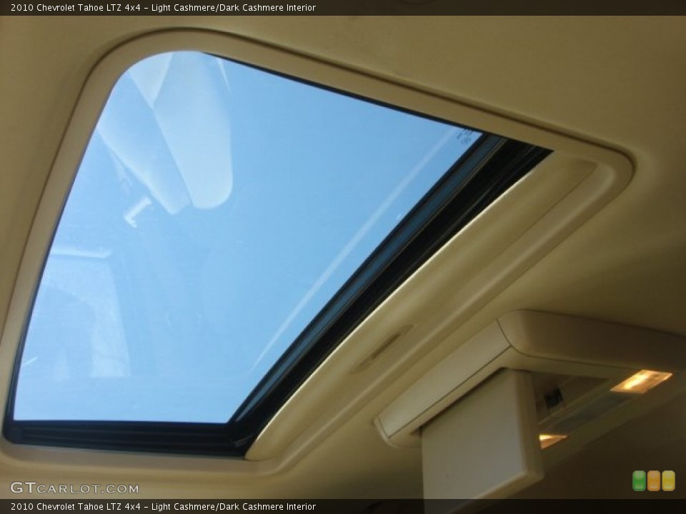Light Cashmere/Dark Cashmere Interior Sunroof for the 2010 Chevrolet Tahoe LTZ 4x4 #77566035