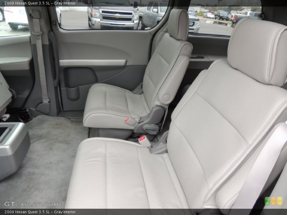 Gray Interior Rear Seat for the 2009 Nissan Quest 3.5 SL #77566049
