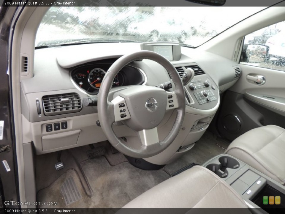 Gray Interior Prime Interior for the 2009 Nissan Quest 3.5 SL #77566092