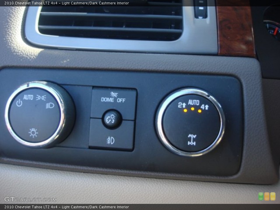 Light Cashmere/Dark Cashmere Interior Controls for the 2010 Chevrolet Tahoe LTZ 4x4 #77566095