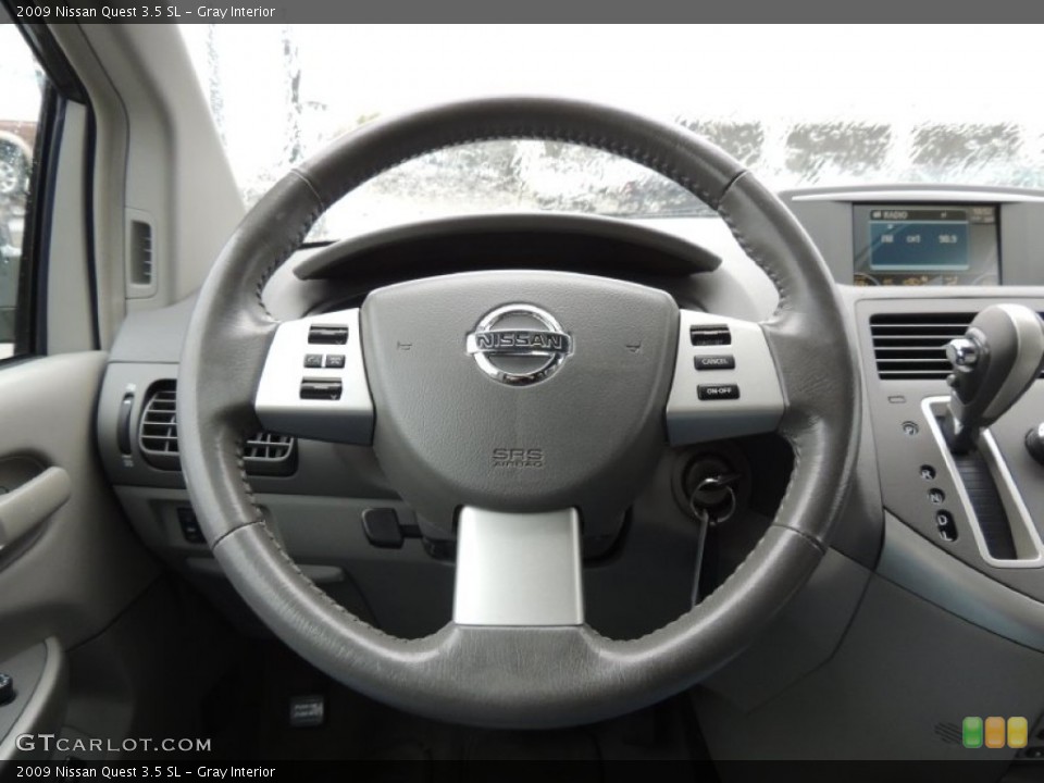Gray Interior Steering Wheel for the 2009 Nissan Quest 3.5 SL #77566133
