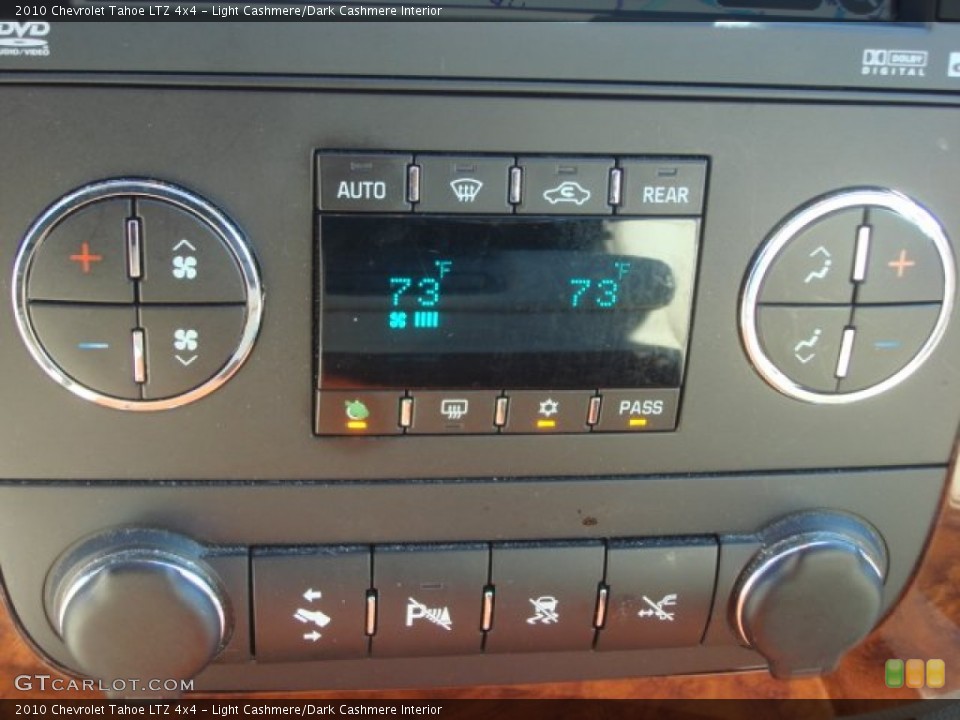 Light Cashmere/Dark Cashmere Interior Controls for the 2010 Chevrolet Tahoe LTZ 4x4 #77566197