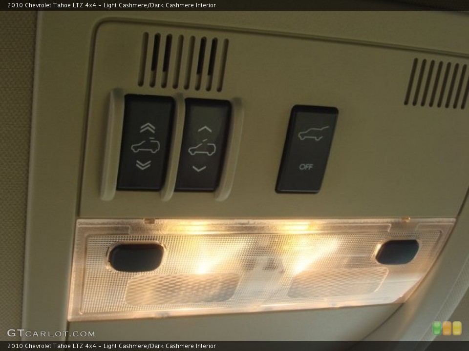Light Cashmere/Dark Cashmere Interior Controls for the 2010 Chevrolet Tahoe LTZ 4x4 #77566218