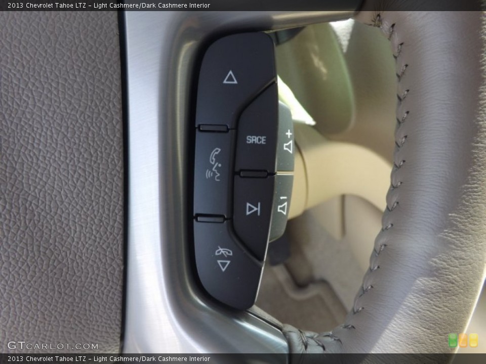 Light Cashmere/Dark Cashmere Interior Controls for the 2013 Chevrolet Tahoe LTZ #77567208