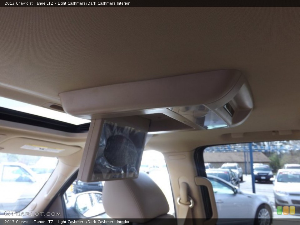 Light Cashmere/Dark Cashmere Interior Entertainment System for the 2013 Chevrolet Tahoe LTZ #77567446