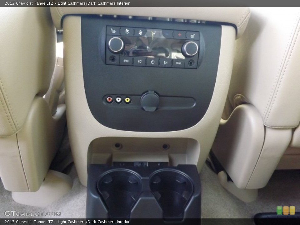 Light Cashmere/Dark Cashmere Interior Controls for the 2013 Chevrolet Tahoe LTZ #77567471