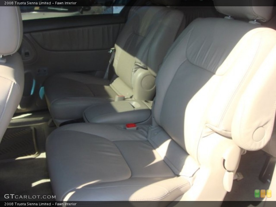 Fawn Interior Rear Seat for the 2008 Toyota Sienna Limited #77568334