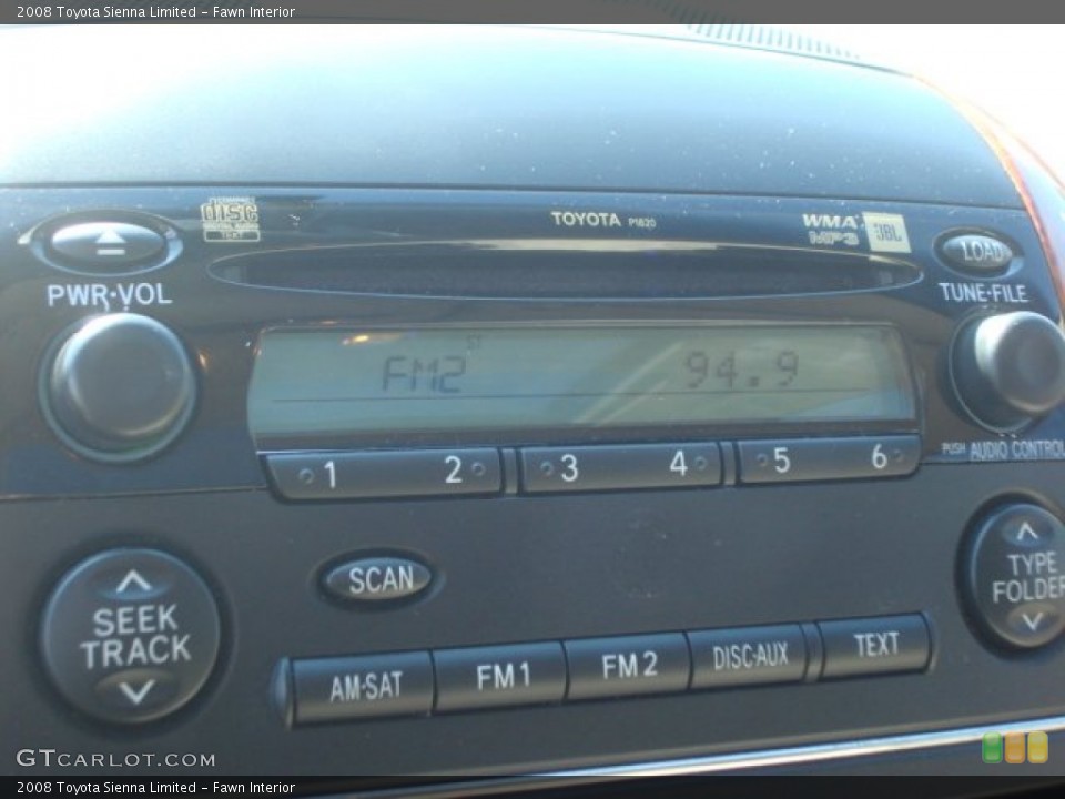 Fawn Interior Audio System for the 2008 Toyota Sienna Limited #77568594