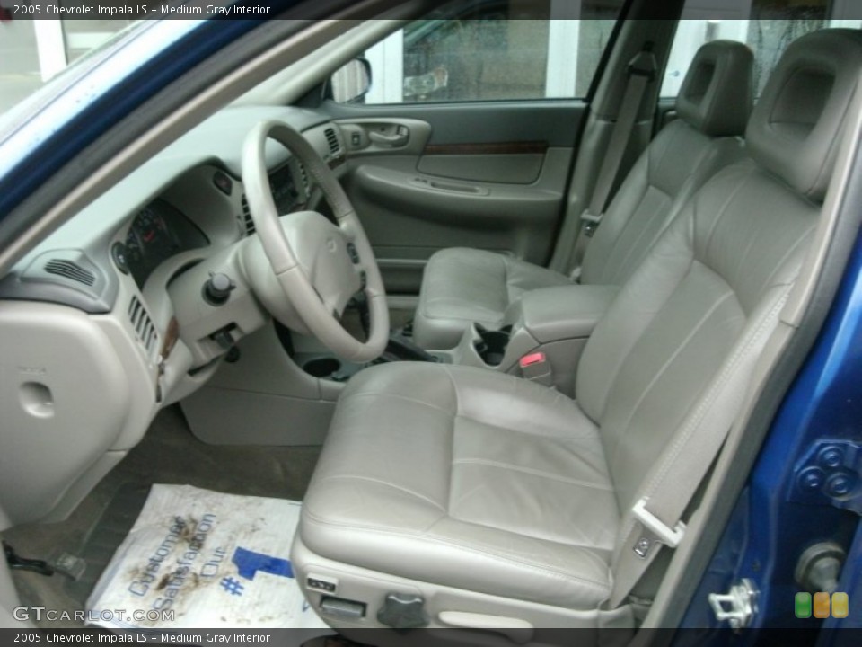 Medium Gray Interior Front Seat for the 2005 Chevrolet Impala LS #77568809
