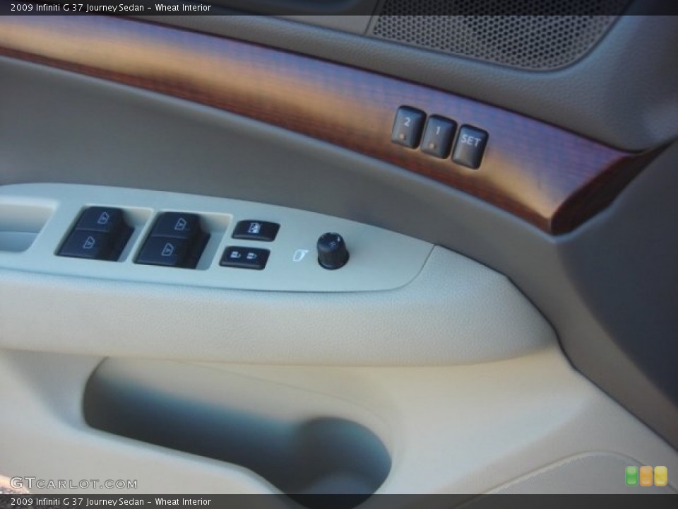 Wheat Interior Controls for the 2009 Infiniti G 37 Journey Sedan #77569367