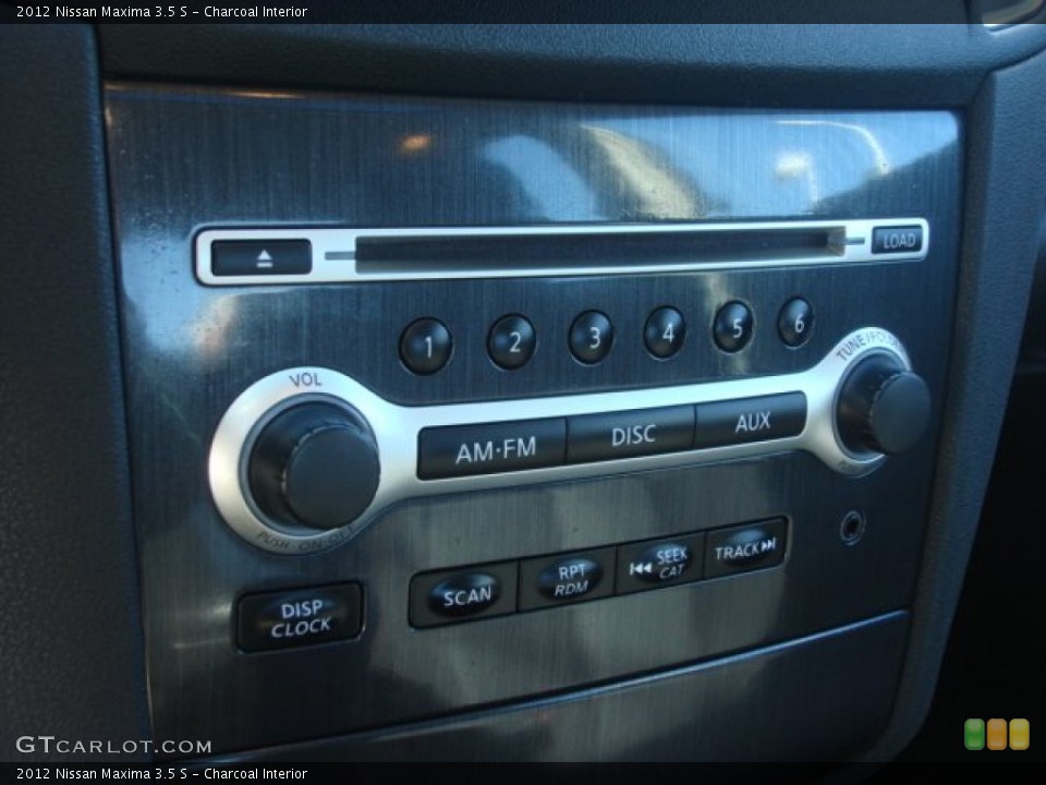 Charcoal Interior Controls for the 2012 Nissan Maxima 3.5 S #77569599