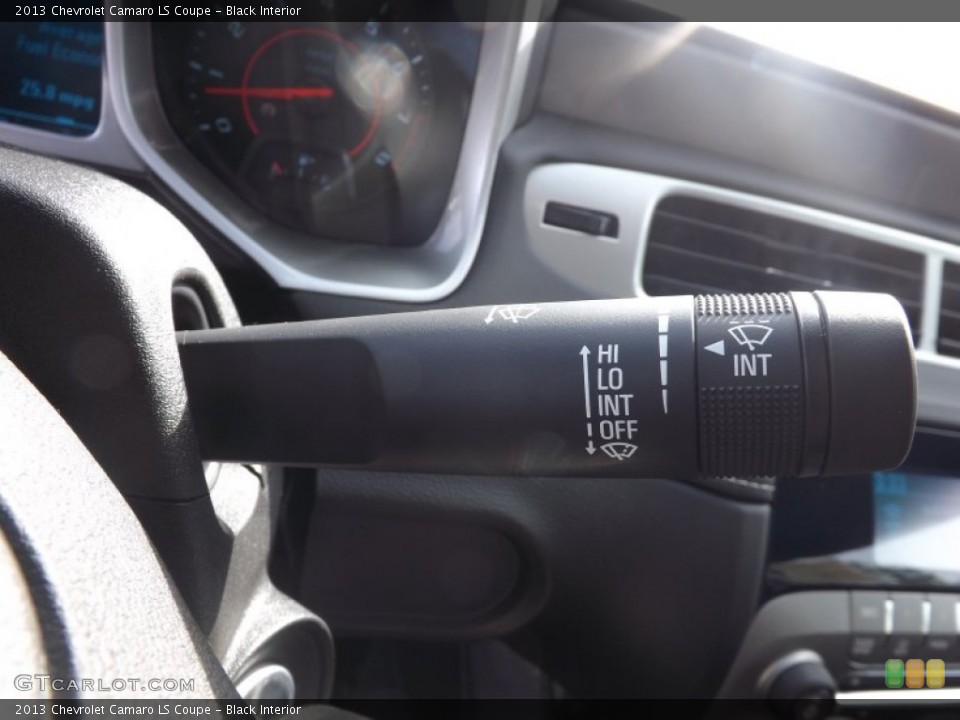 Black Interior Controls for the 2013 Chevrolet Camaro LS Coupe #77569660