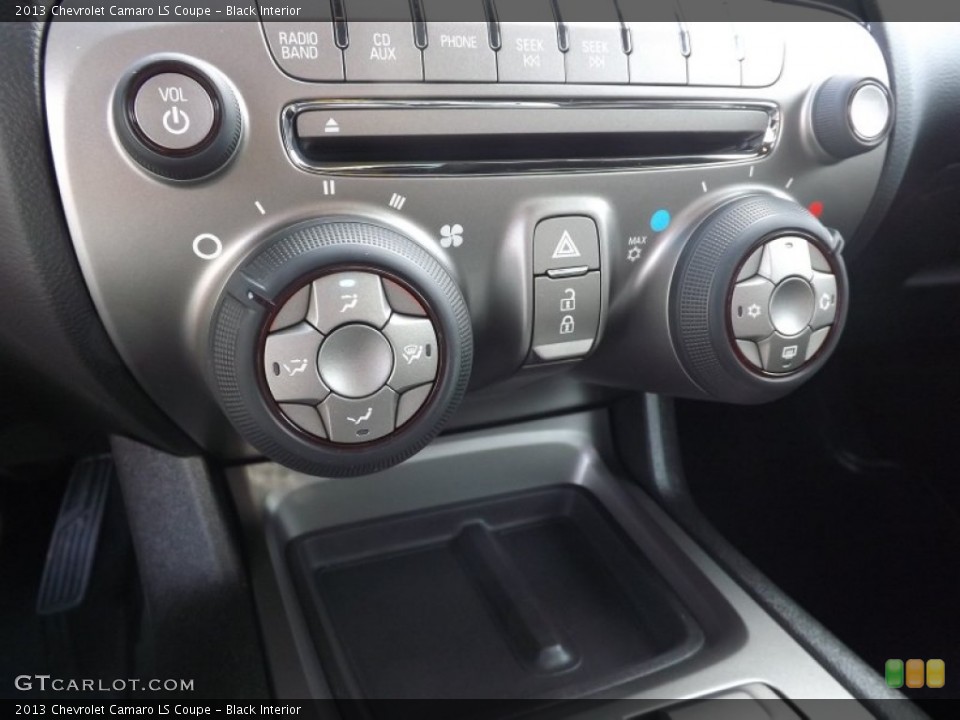 Black Interior Controls for the 2013 Chevrolet Camaro LS Coupe #77569717