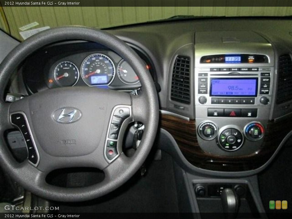 Gray Interior Dashboard for the 2012 Hyundai Santa Fe GLS #77571166