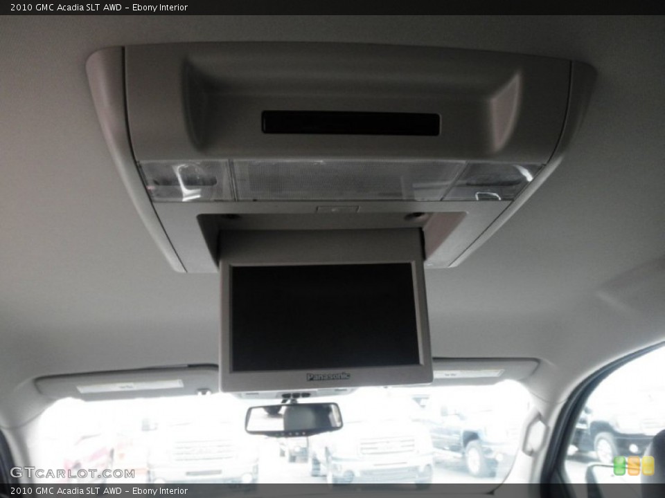 Ebony Interior Entertainment System for the 2010 GMC Acadia SLT AWD #77571975