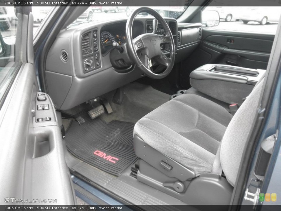 Dark Pewter Interior Prime Interior for the 2006 GMC Sierra 1500 SLE Extended Cab 4x4 #77572388