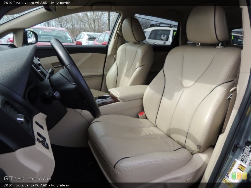 Ivory Interior Front Seat for the 2010 Toyota Venza V6 AWD #77572677