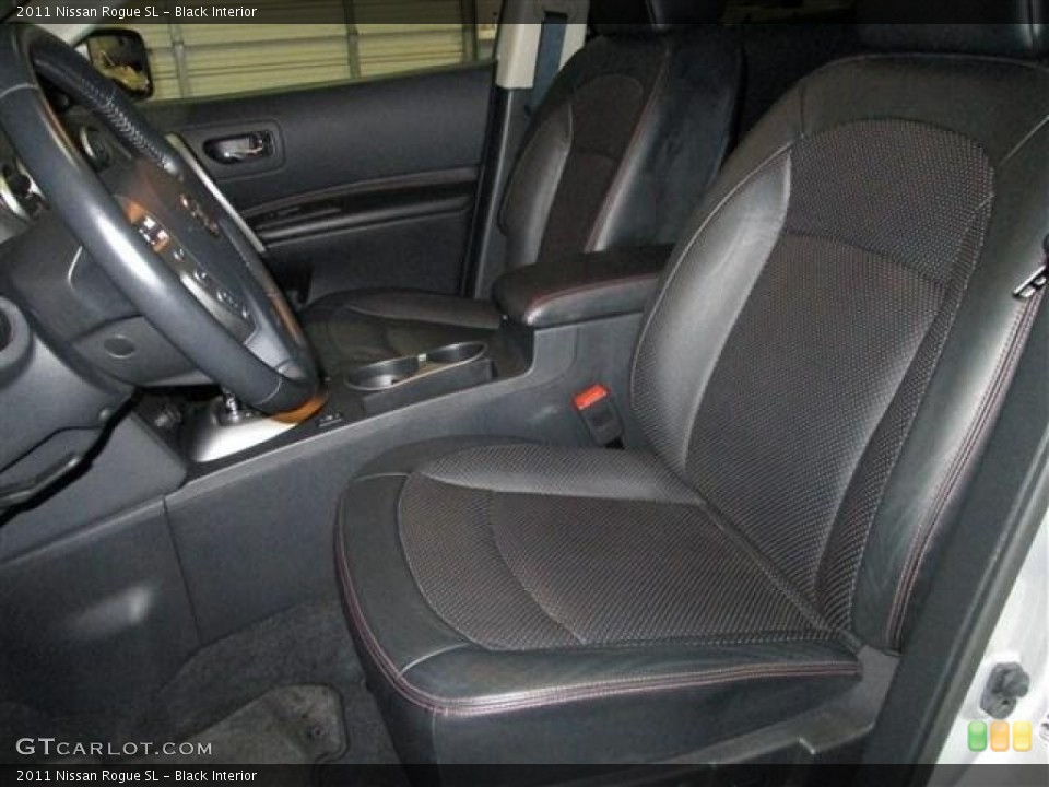 Black Interior Front Seat for the 2011 Nissan Rogue SL #77573052