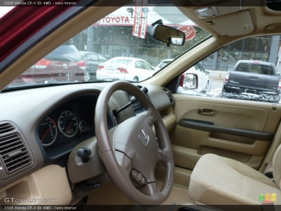 Ivory Interior Photo for the 2005 Honda CR-V EX 4WD #77573510