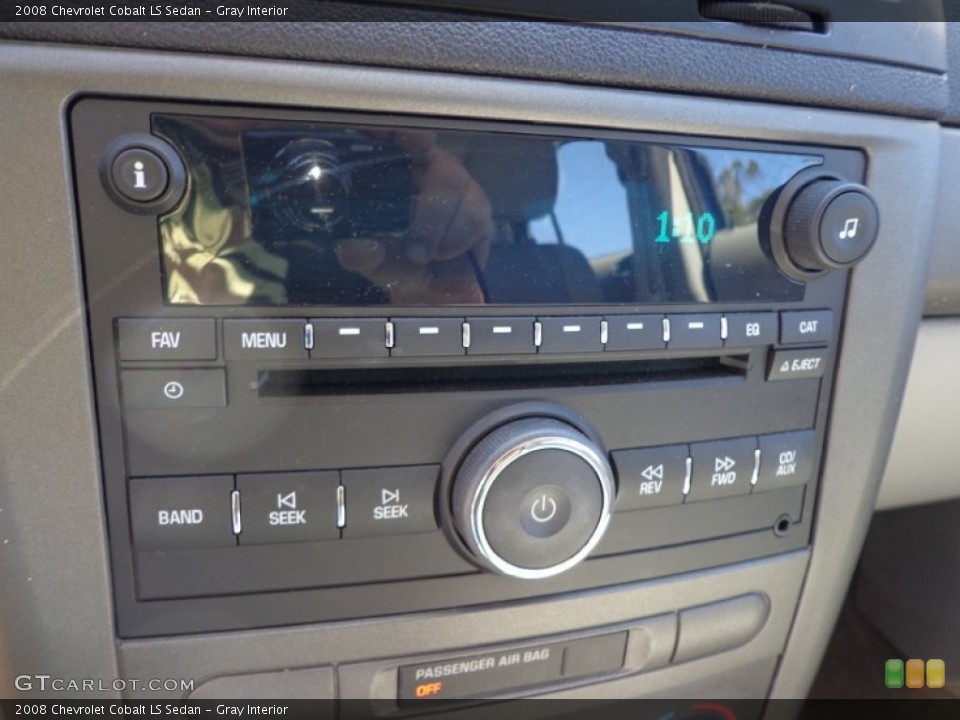 Gray Interior Audio System for the 2008 Chevrolet Cobalt LS Sedan #77573523