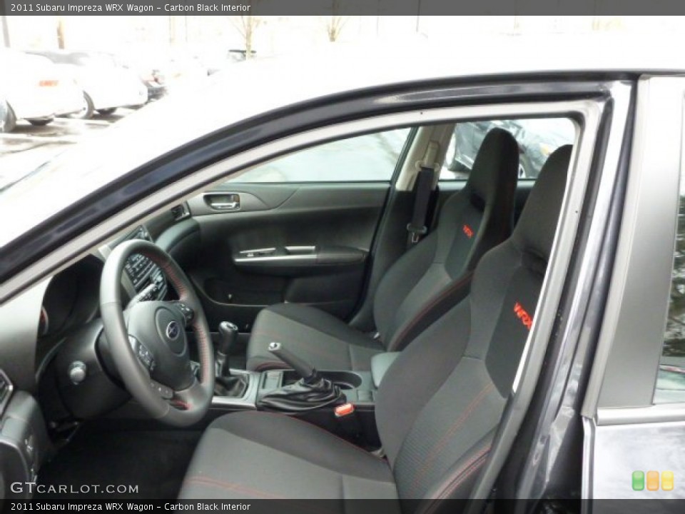 Carbon Black Interior Photo for the 2011 Subaru Impreza WRX Wagon #77573697