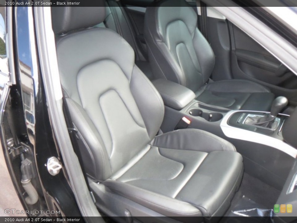 Black Interior Front Seat for the 2010 Audi A4 2.0T Sedan #77573868